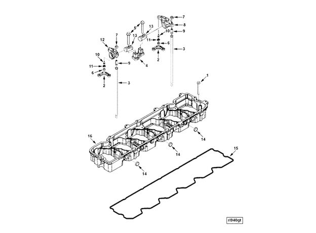 Клапанная коробка Cummins (Камминз) ISLe-310/340/375-30, 375-20, КАМАЗ, Youtong 3967265 5254268