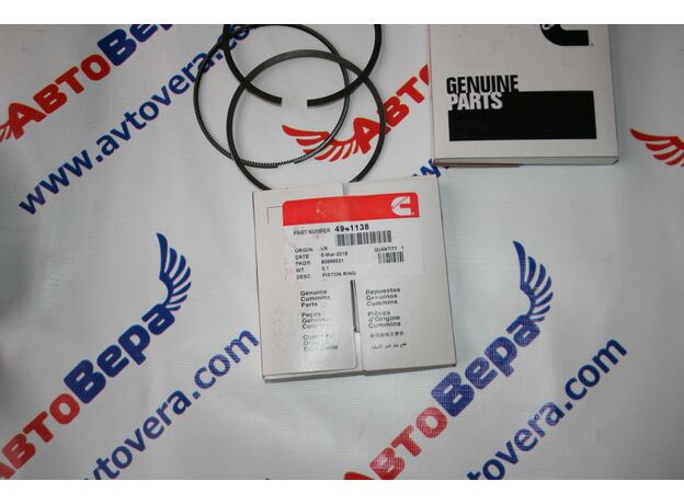 Кольца поршневые Cummins B3,3/QSB3.3 Арт.4941138