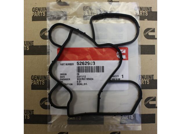 Прокладка теплообменника масла Газель Бизнес двигатель Камминс/Камминз/Cummins ISF2.8 5262903