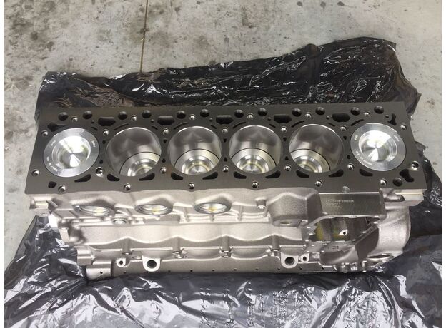 ДВИГАТЕЛЬ КАМАЗ SHORT BLOCK  CUMMINS 6ISBE SO75250 ТРЕТЬЕЙ КОМПЛЕКТНОСТИ