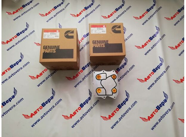 Маслоохладитель (теплообменник) Cummins ISF 2.8 5266955 Газель Бизнес Некст