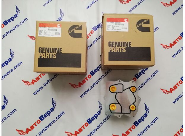 Маслоохладитель (теплообменник) Cummins ISF 2.8 5266955 Газель Бизнес Некст