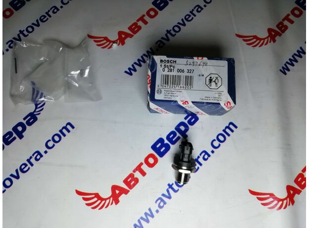 ДАТЧИК ДАВЛЕНИЯ ТОПЛИВА В РАМПЕ  СUMMINS ISВE BOSCH 5297640