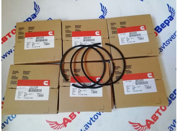 Кольца поршневые Cummins 6CT, ISC, QSC 3922686 / 3802429