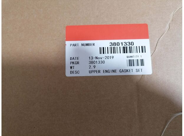 Комплект прокладок  верхний CUMMINS NTA-855 3801330