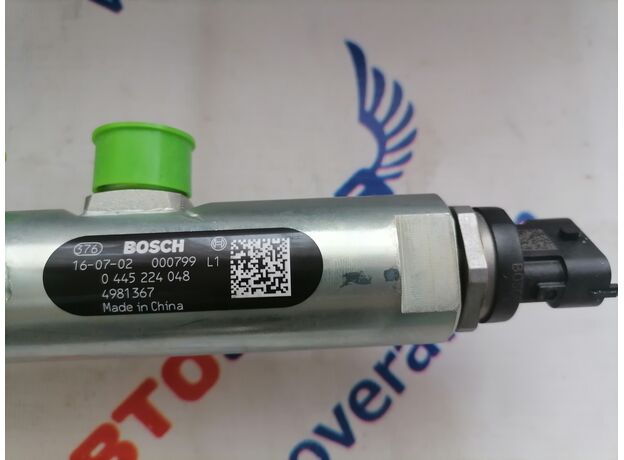 РАМПА ТОПЛИВНАЯ  CUMMINS 4981367 , BOSCH 0445224048 Евро 4