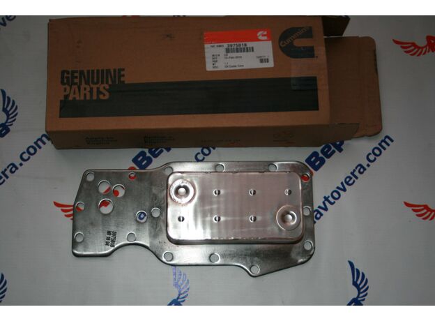 Маслоохладитель (теплообменник) двигателя Cummins -- Камминз 6ISBe  Арт. 3975818