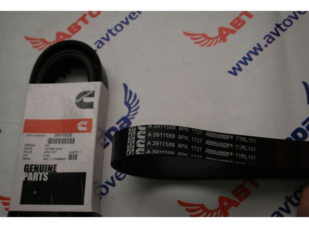 8PK1727 Ремень генератора CUMMINS L, QSL, ISLe  3911620