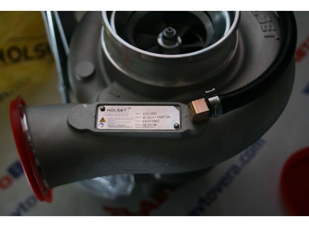 Турбокомрессор (турбина) Holset HX351W двигателя Cummins -- Камминз 6ISBe 4043982