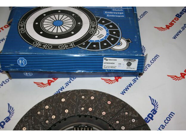 ДИСК ВЕДОМЫЙ SACHS 1878 004 109   1878 004 094 ДЛЯ КАМАЗ  Cummins 6 ISBe